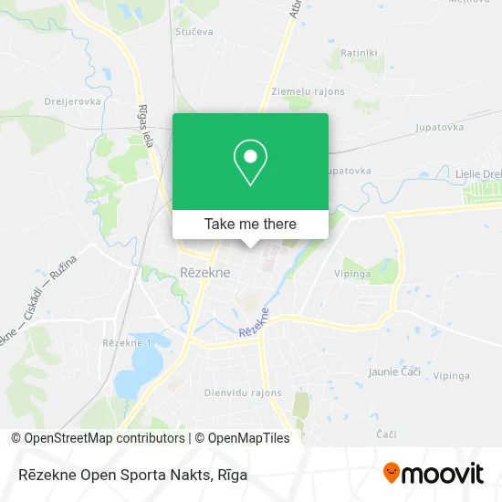 Rēzekne Open Sporta Nakts map