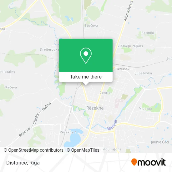 Distance map