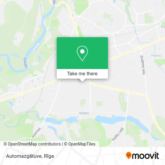 Automazgātuve map