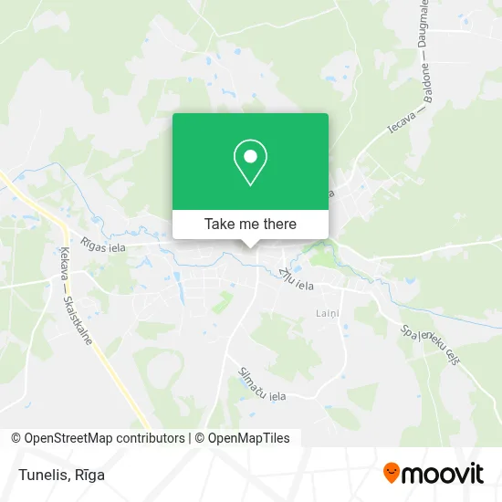Tunelis map