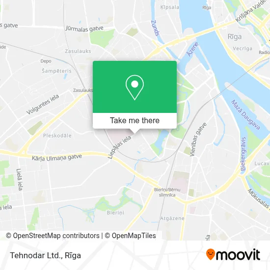 Tehnodar Ltd. map