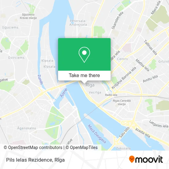 Pils Ielas Rezidence map