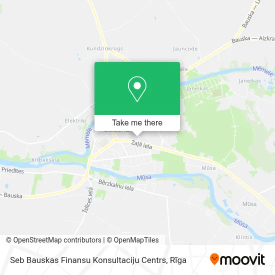Seb Bauskas Finansu Konsultaciju Centrs map