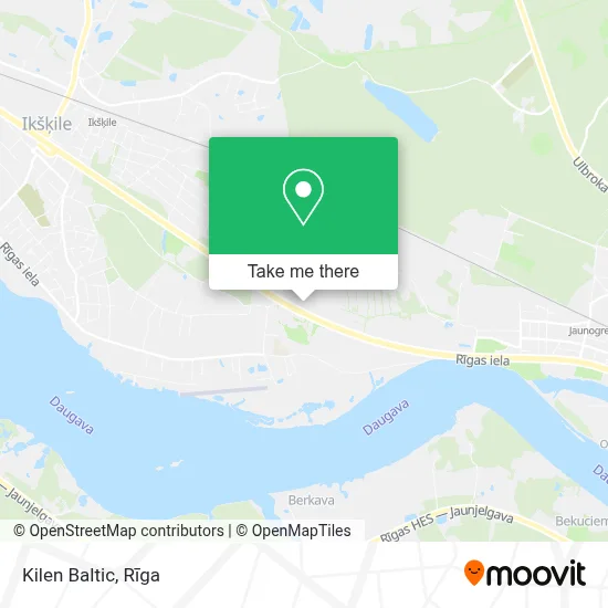 Kilen Baltic map