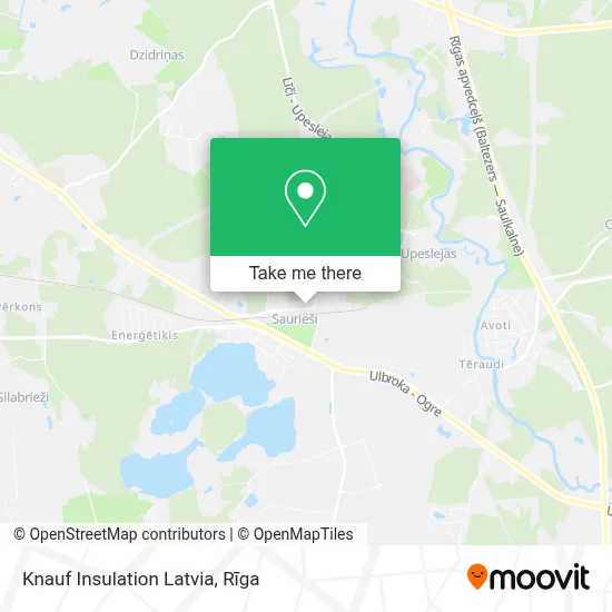 Knauf Insulation Latvia map