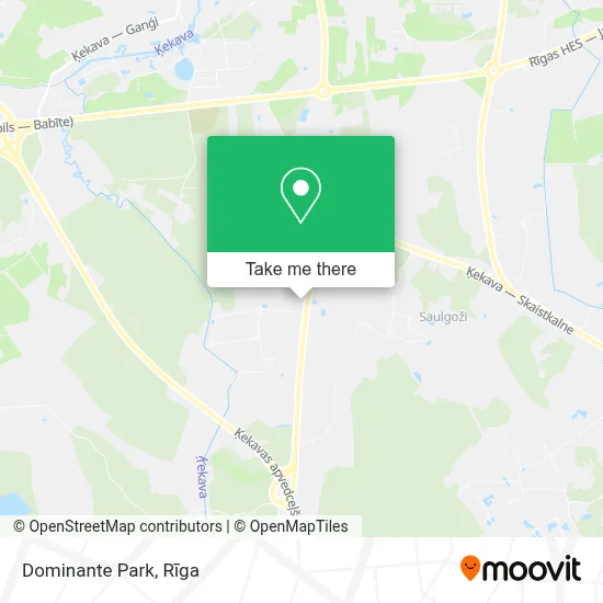 Dominante Park map