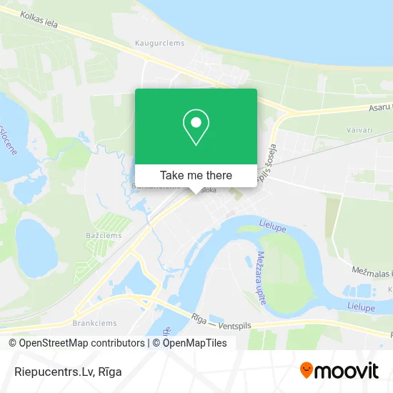 Riepucentrs.Lv map