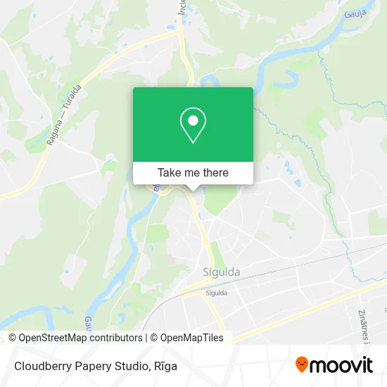Cloudberry Papery Studio map