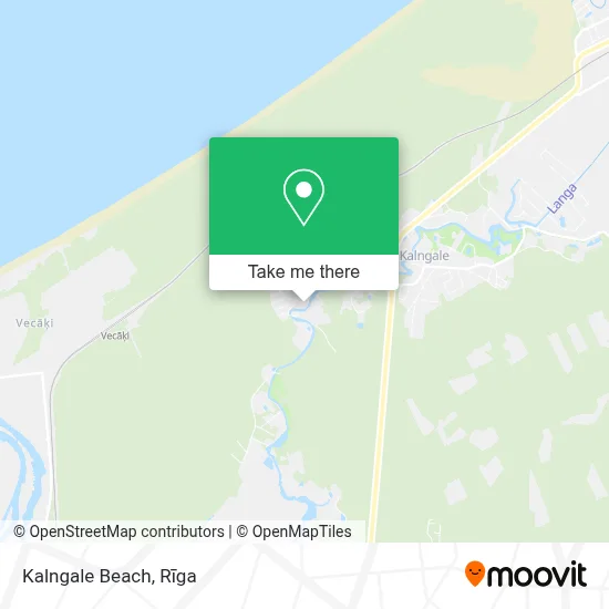 Kalngale Beach map