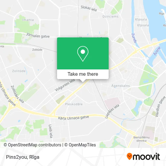 Pins2you map