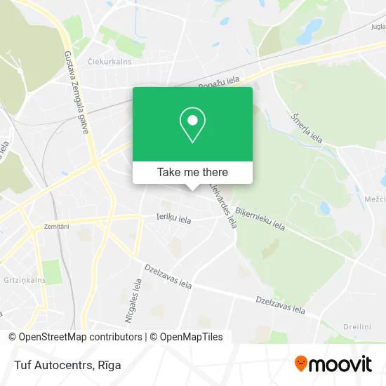 Tuf Autocentrs map