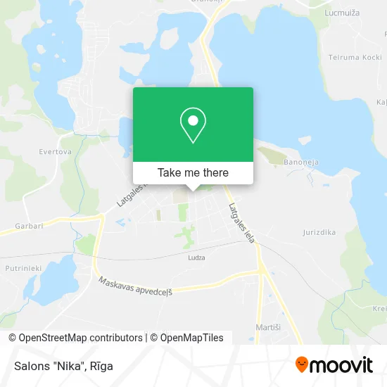 Salons "Nika" map
