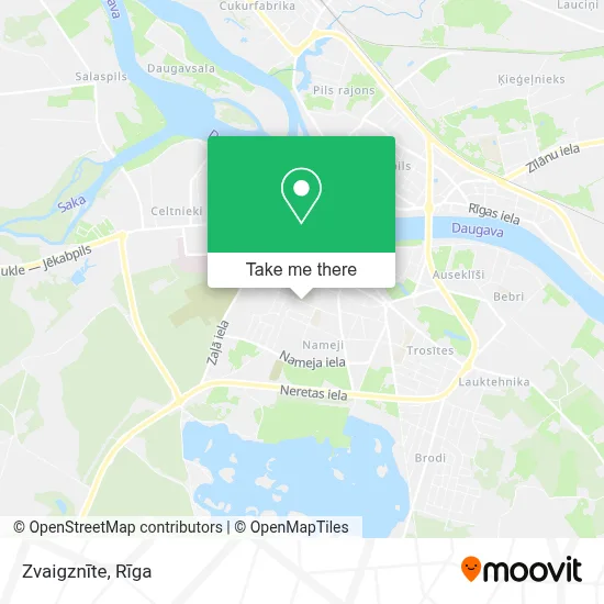 Zvaigznīte map