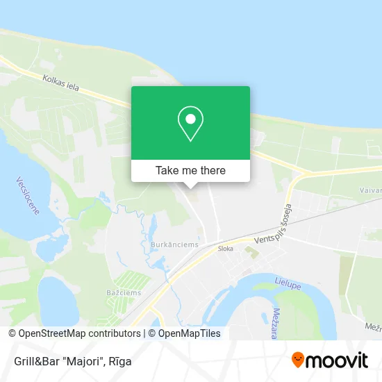 Grill&Bar  "Majori" map