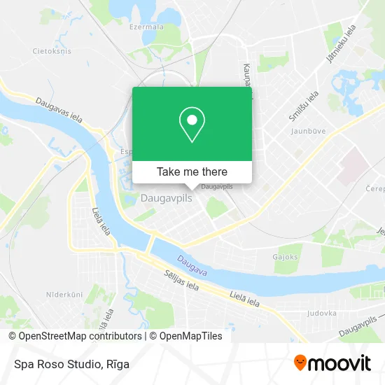 Spa Roso Studio map