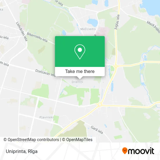 Uniprinta map