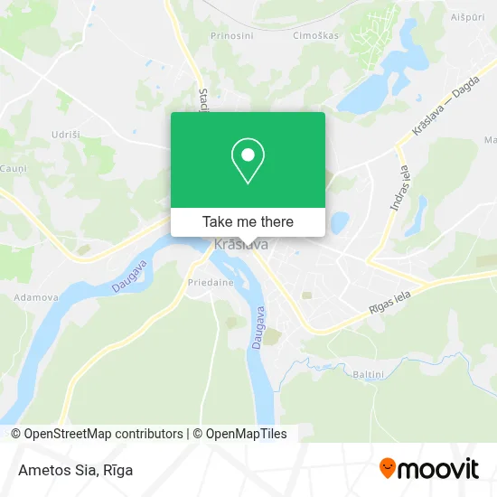 Ametos Sia map