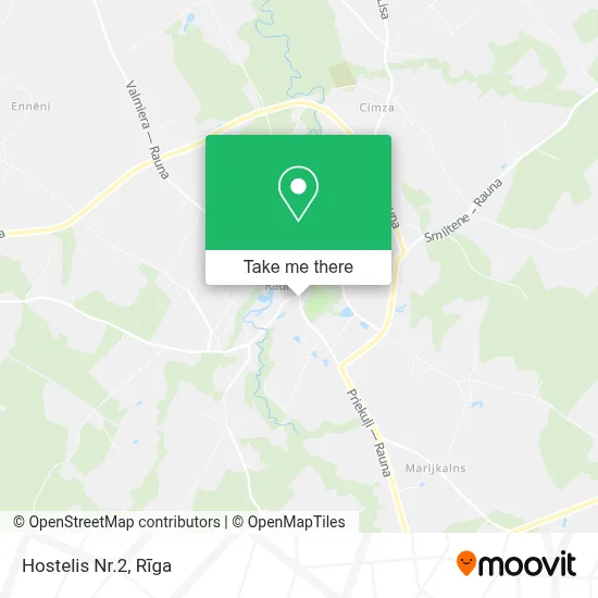 Hostelis Nr.2 map