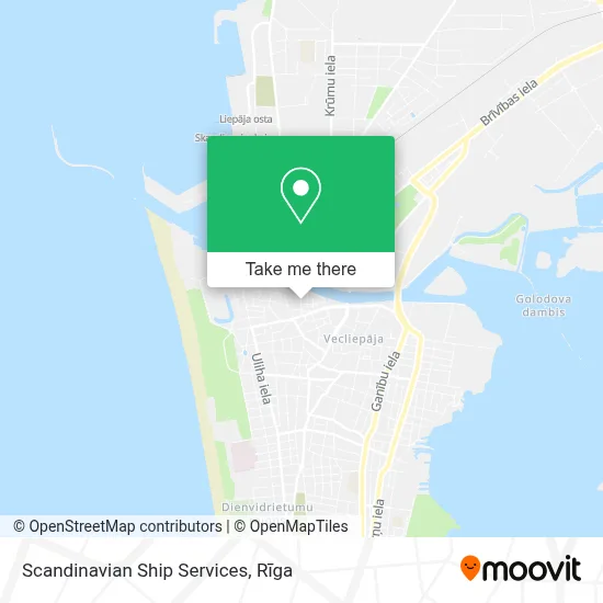 Scandinavian Ship Services map