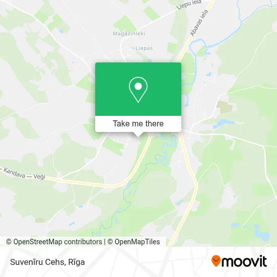 Suvenīru Cehs map