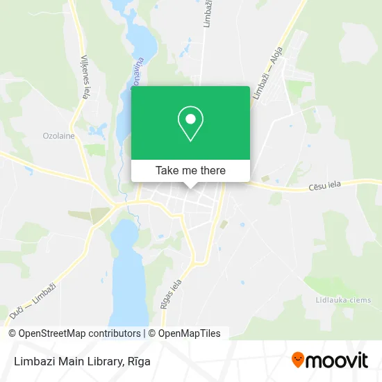 Limbazi Main Library map