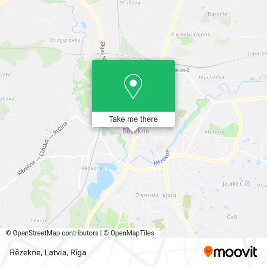 Rēzekne, Latvia map