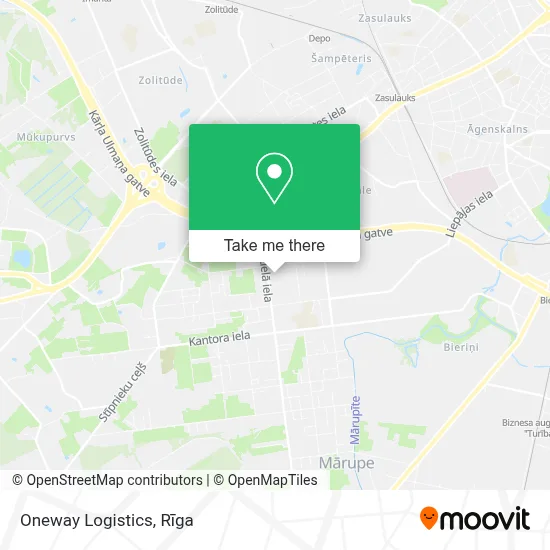 Oneway Logistics map