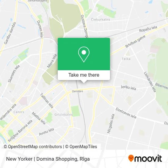 New Yorker | Domina Shopping map