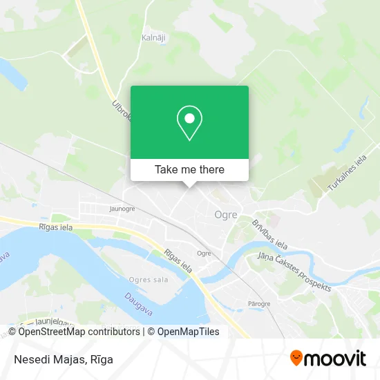 Nesedi Majas map