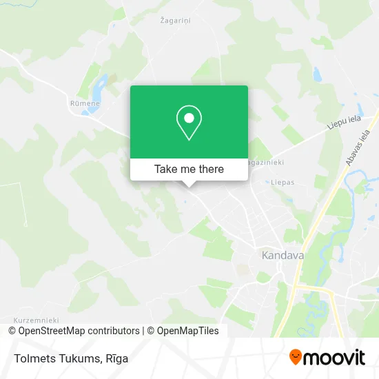 Tolmets Tukums map