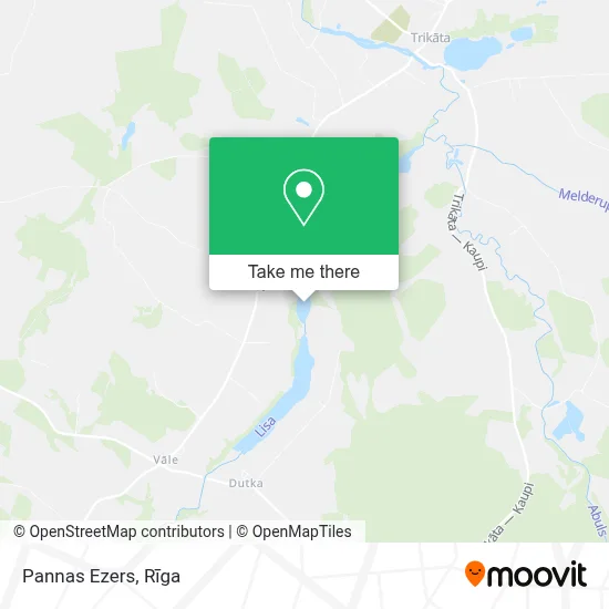 Pannas Ezers map