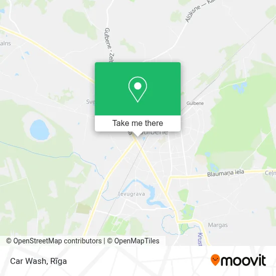 Car Wash map