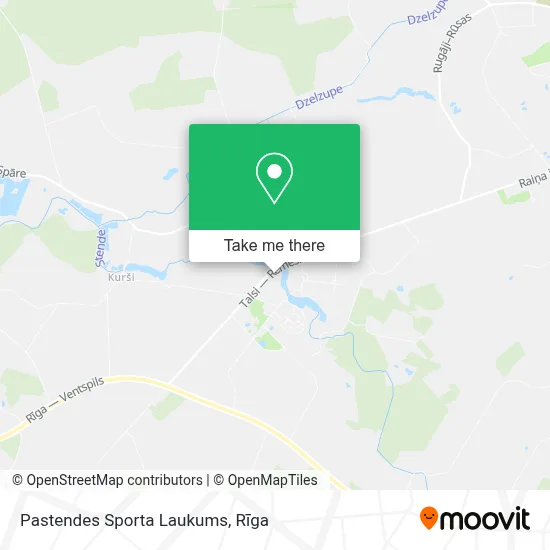 Pastendes Sporta Laukums map