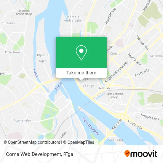 Coma Web Development map