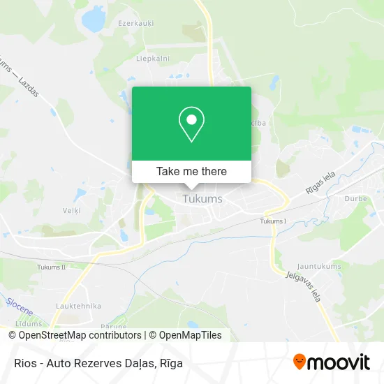 Rios - Auto Rezerves Daļas map