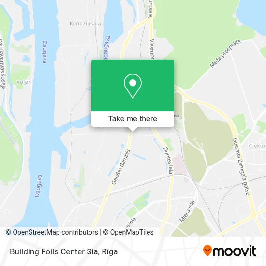 Building Foils Center Sia map