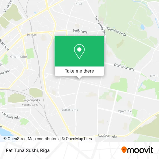 Fat Tuna Sushi map