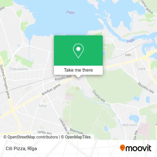 Cili Pizza map