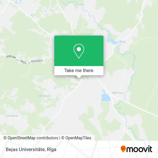Bejas Universitāte map