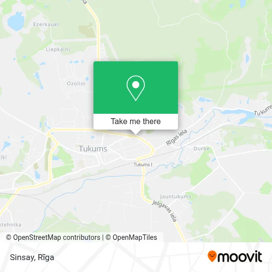 Sinsay map