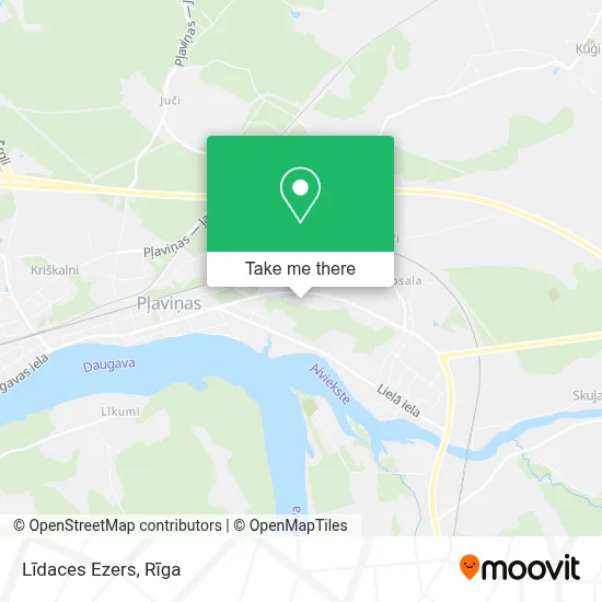 Līdaces Ezers map