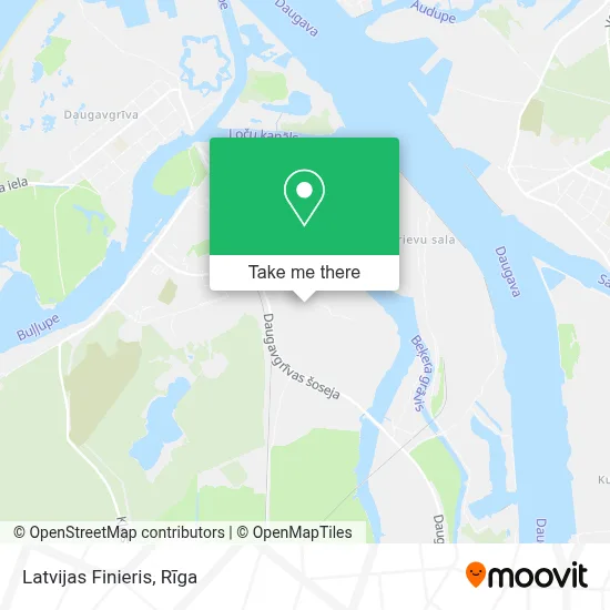 Latvijas Finieris map