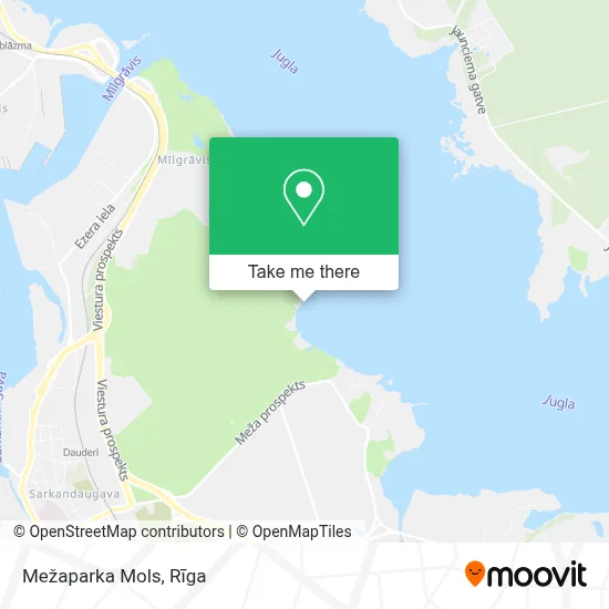 Mežaparka Mols map