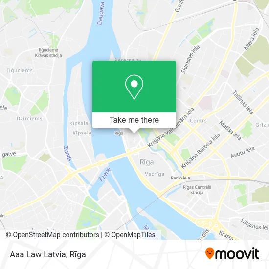Aaa Law Latvia map