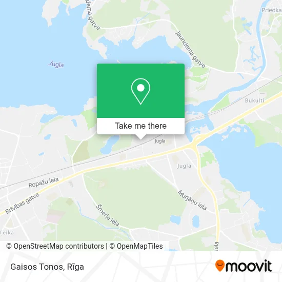 Gaisos Tonos map