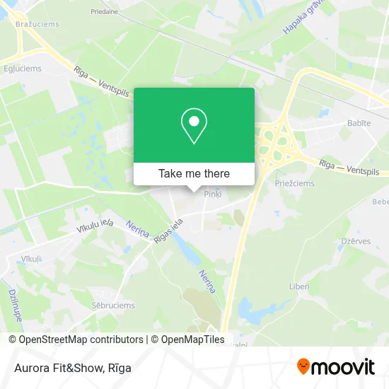 Aurora Fit&Show map