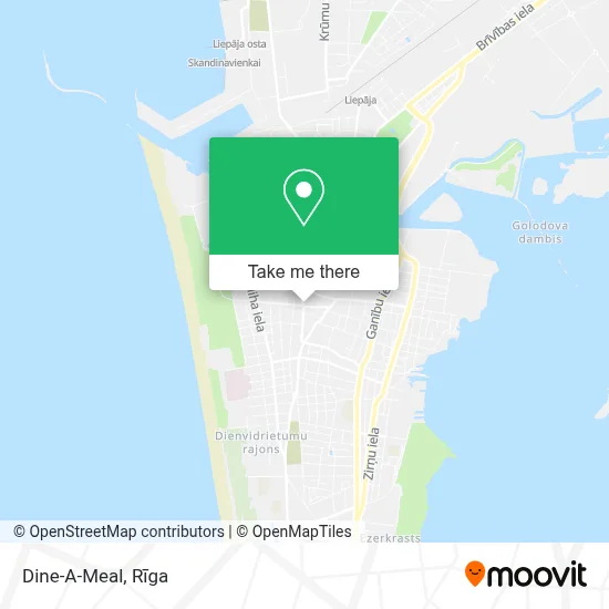 Dine-A-Meal map