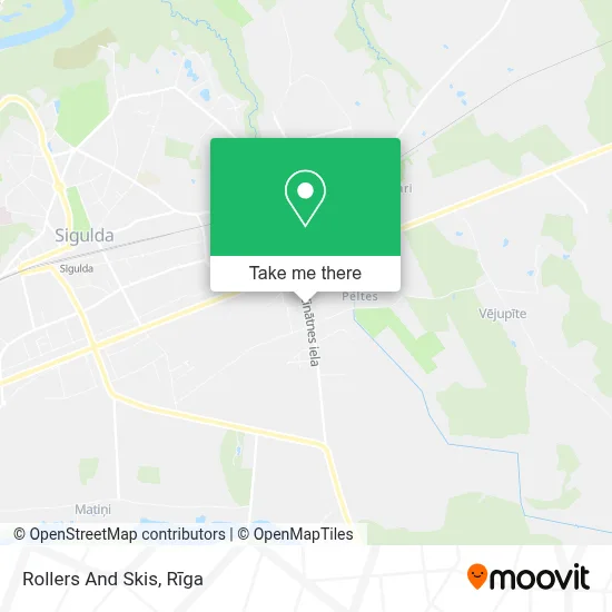 Rollers And Skis map