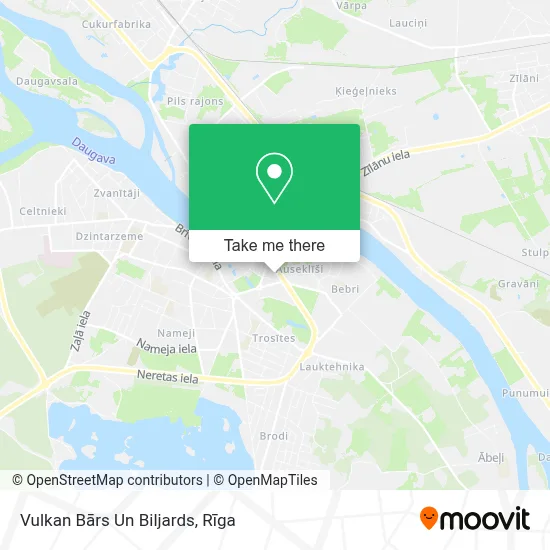 Vulkan Bārs Un Biljards map