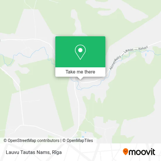 Lauvu Tautas Nams map
